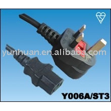 Cables, cordon d’alimentation câbles Iec standard UK